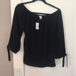 Jcrew off the shoulder top